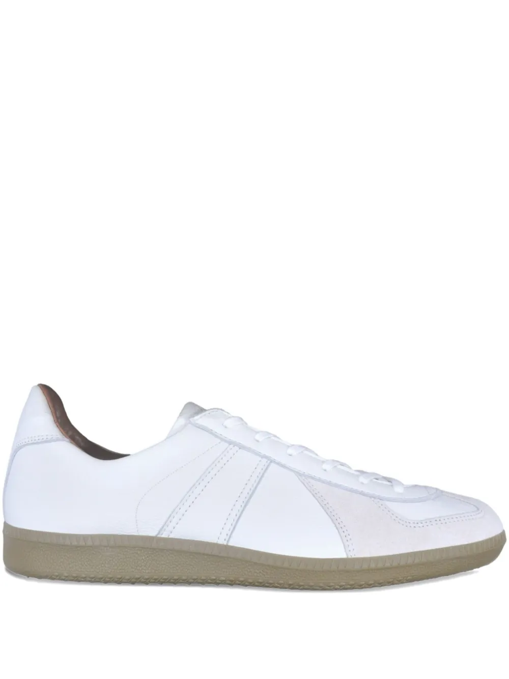 Reproduction of Found German Military leather panelled sneakers White