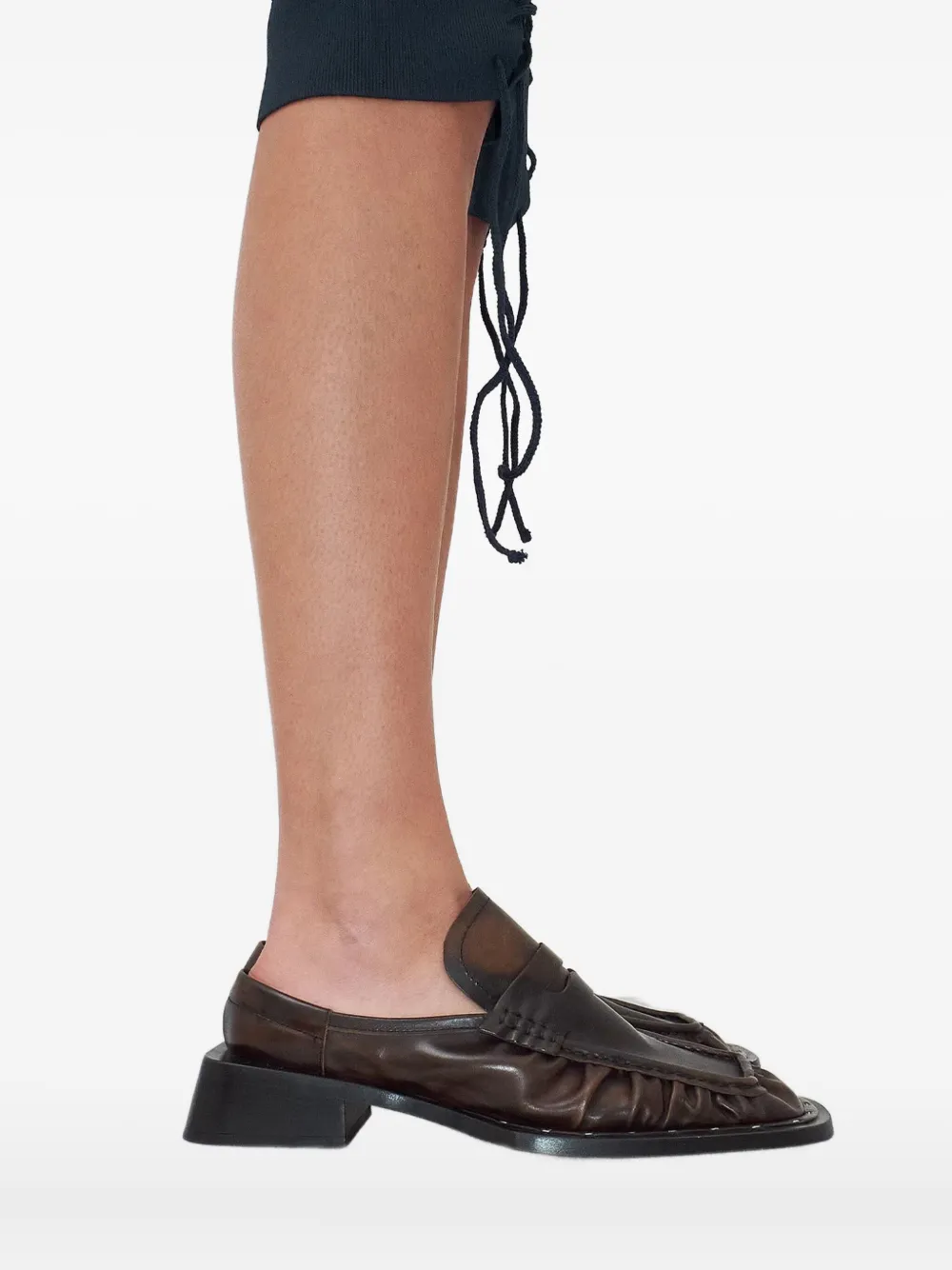 Miista 40mm Isla loafers Brown