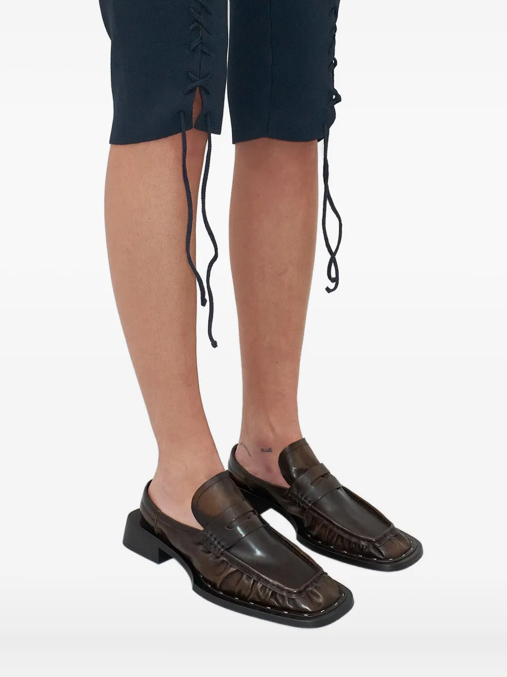 Miista 40 mm Isla loafers - Bruin
