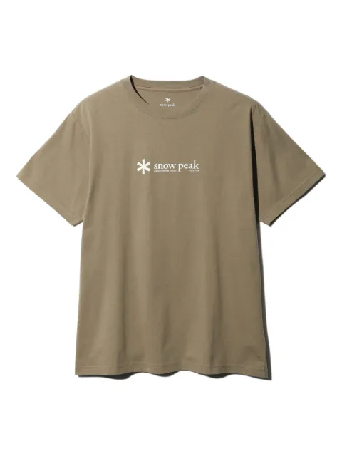 Snow Peak logo short-sleeve T-shirt