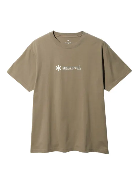 Snow Peak logo short-sleeve T-shirt