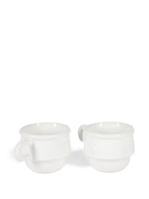NIKO JUNE Kantine embossed porcelain espresso cups