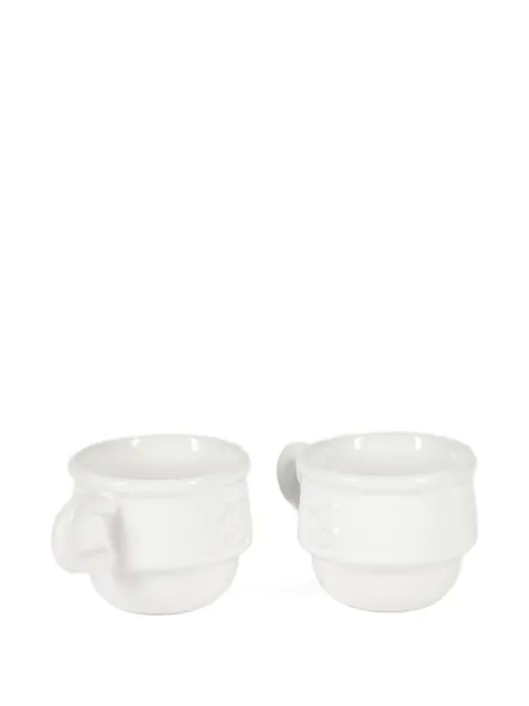 NIKO JUNE Kantine embossed porcelain espresso cups