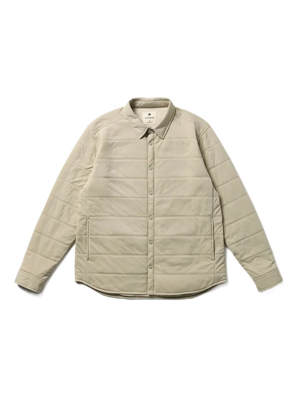 Snow Peak Flexible Insulated button-fastening jacket | Neutrals | Image 1