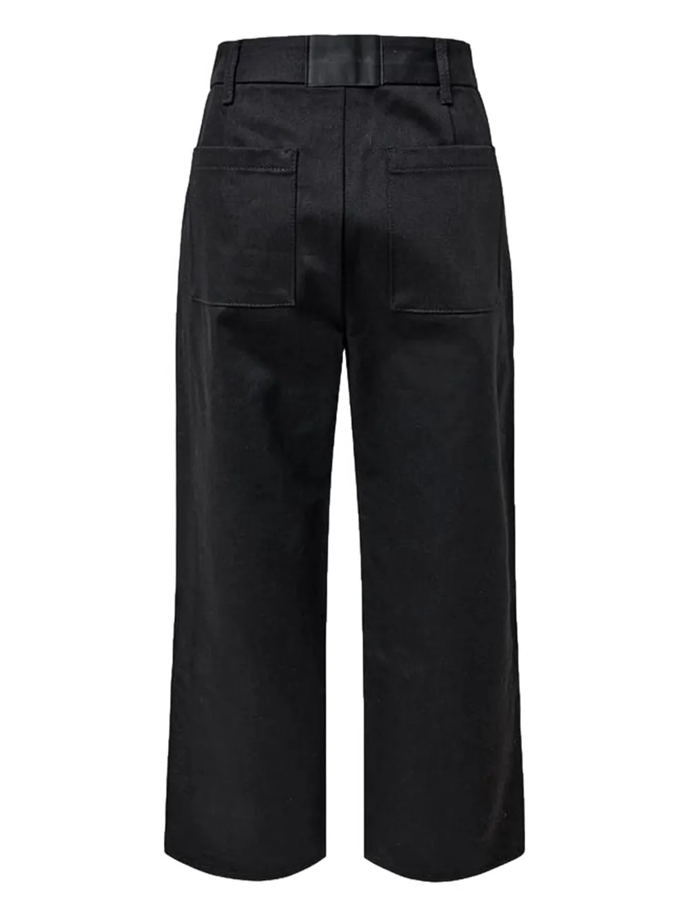 Amomento Broek met wijde pijpen Zwart