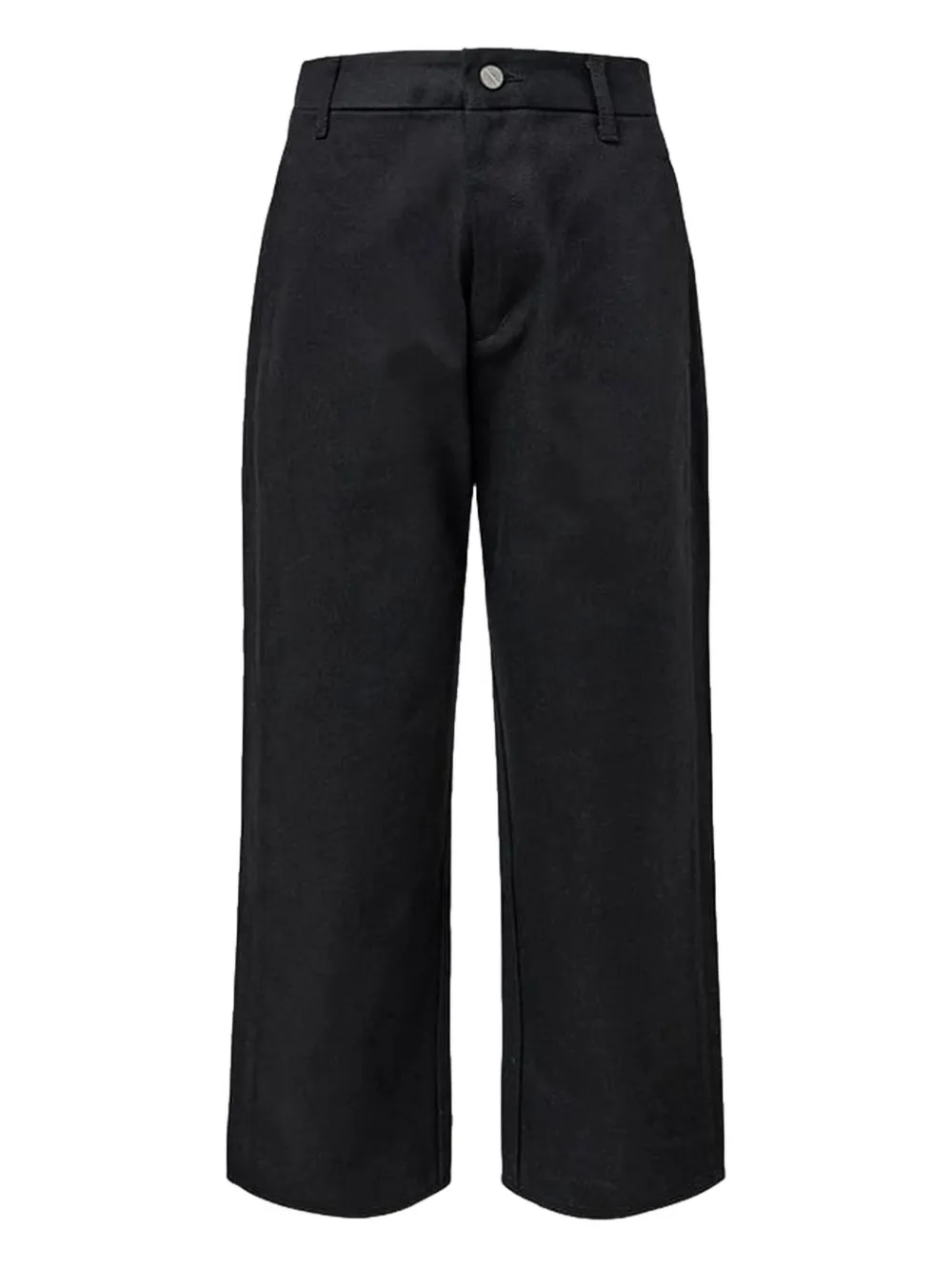 Amomento Broek met wijde pijpen Zwart