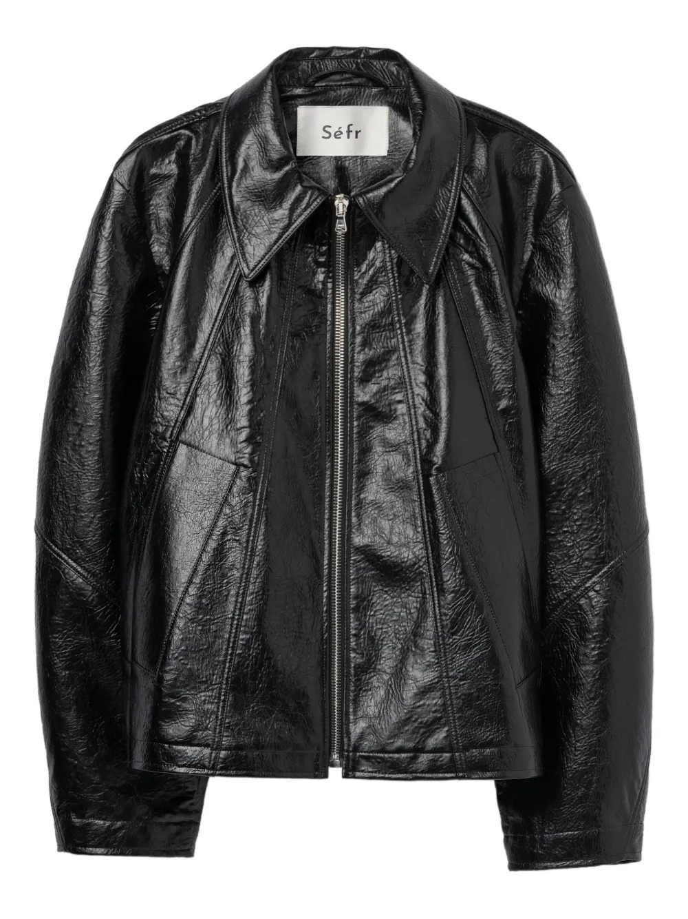 Séfr Duke faux-leather jacket | Black | Image 1