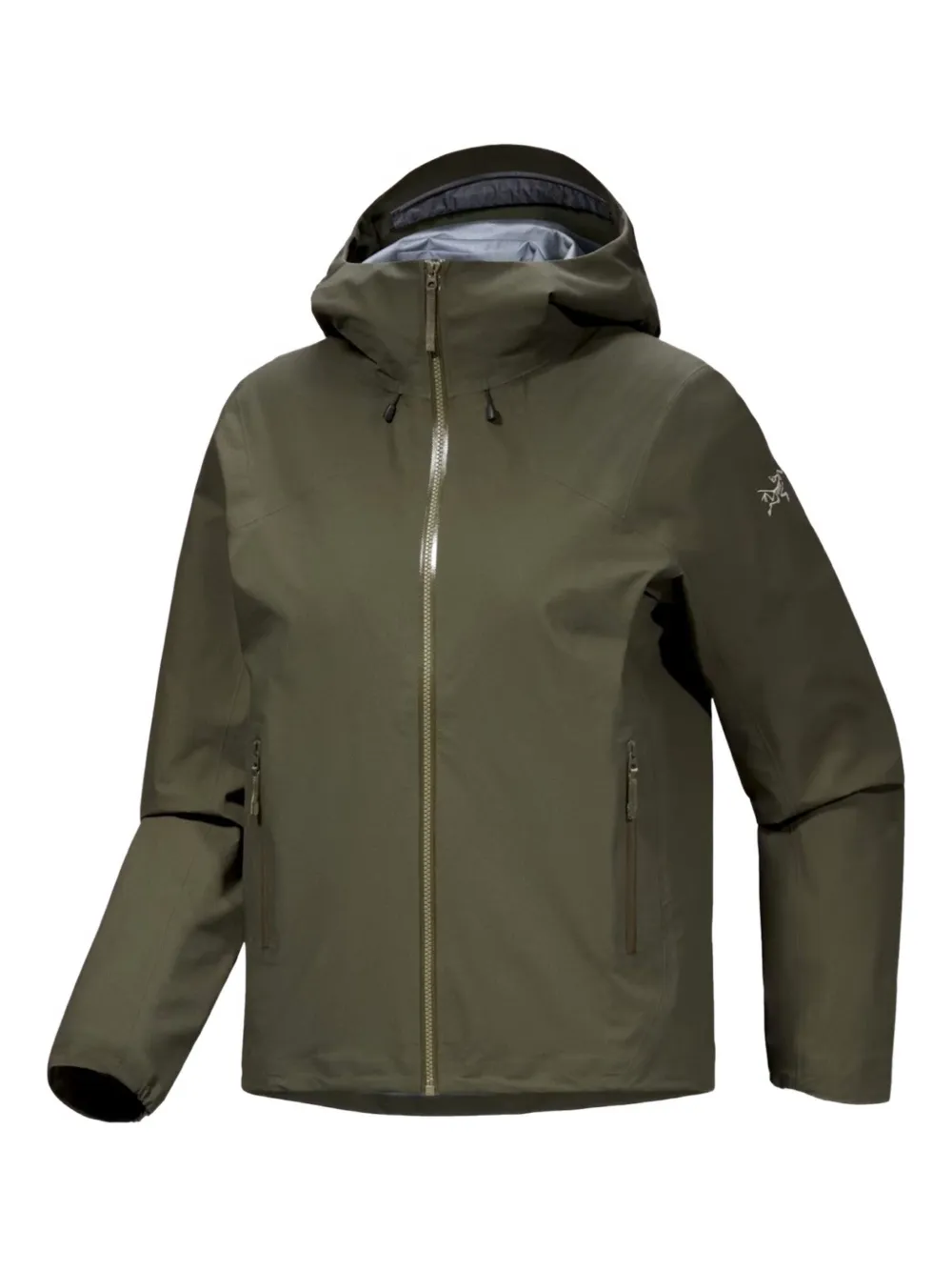 Arc'teryx Coelle Hooded Performance Jacket In Green