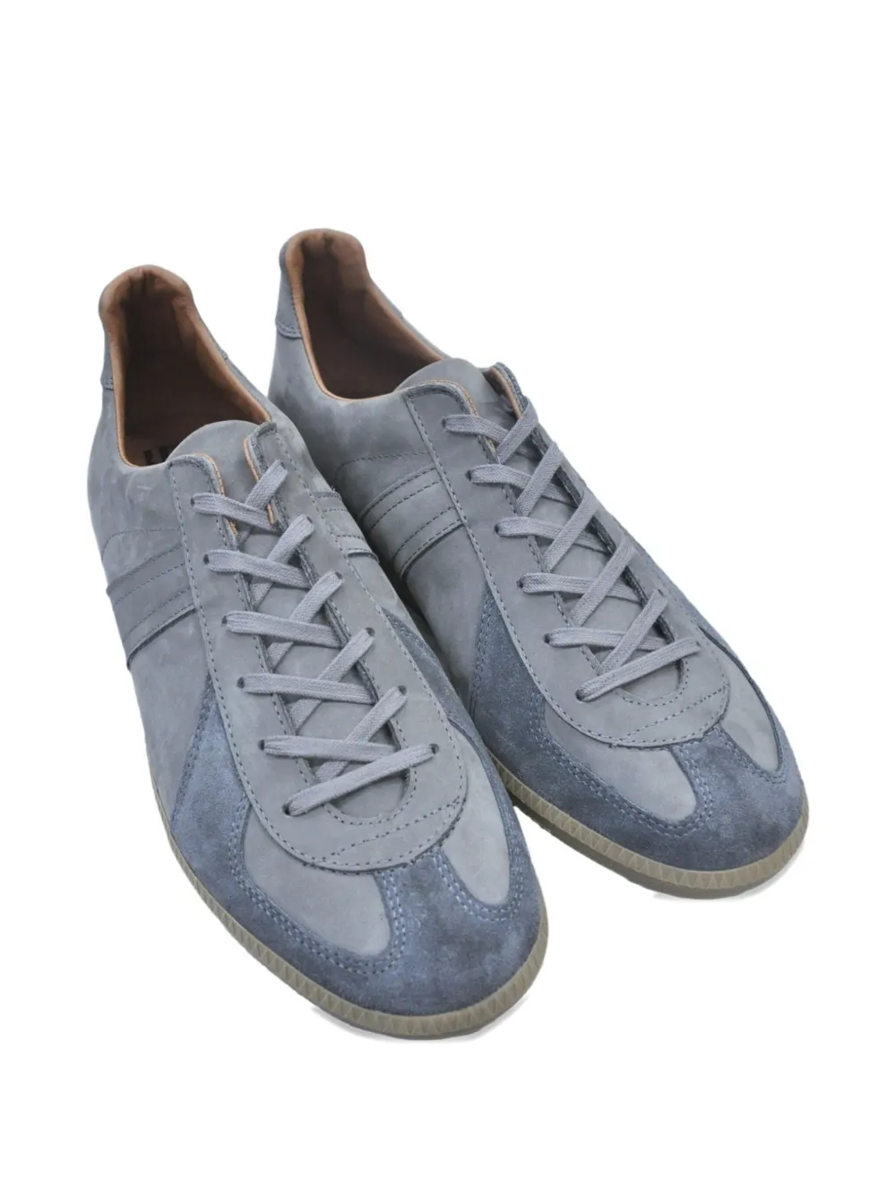 Reproduction of Found German Military suede panelled lace-up sneakers | Low-Tops | Image 2