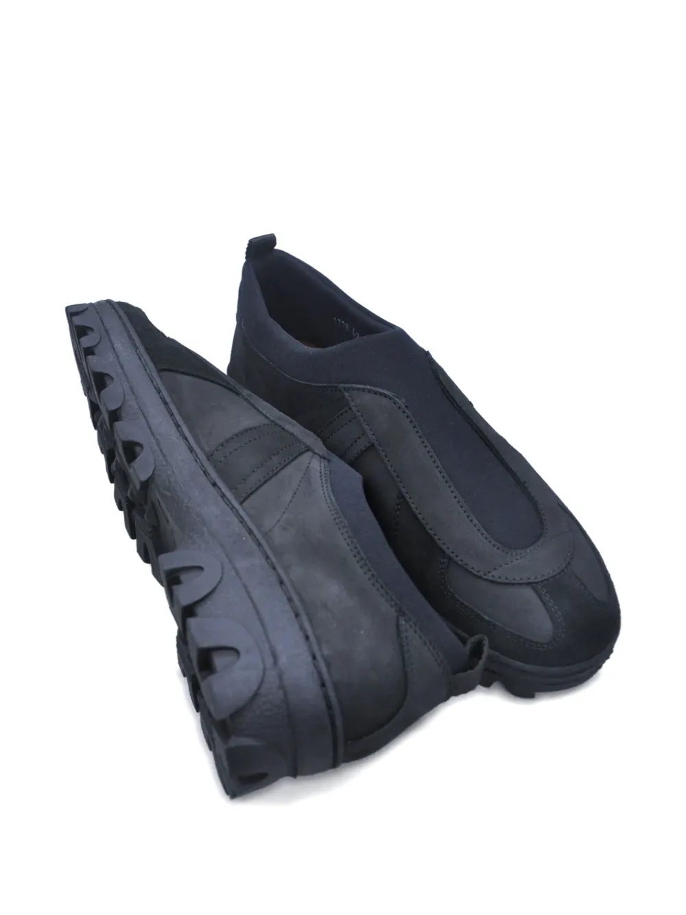 Reproduction of Found German Military slip-on sneakers Black