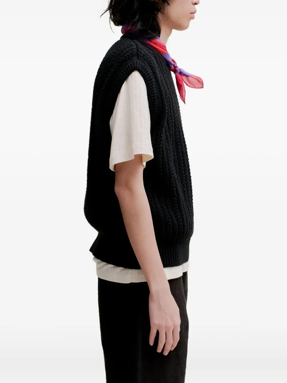 A Kind of Guise Gebreide spencer Zwart