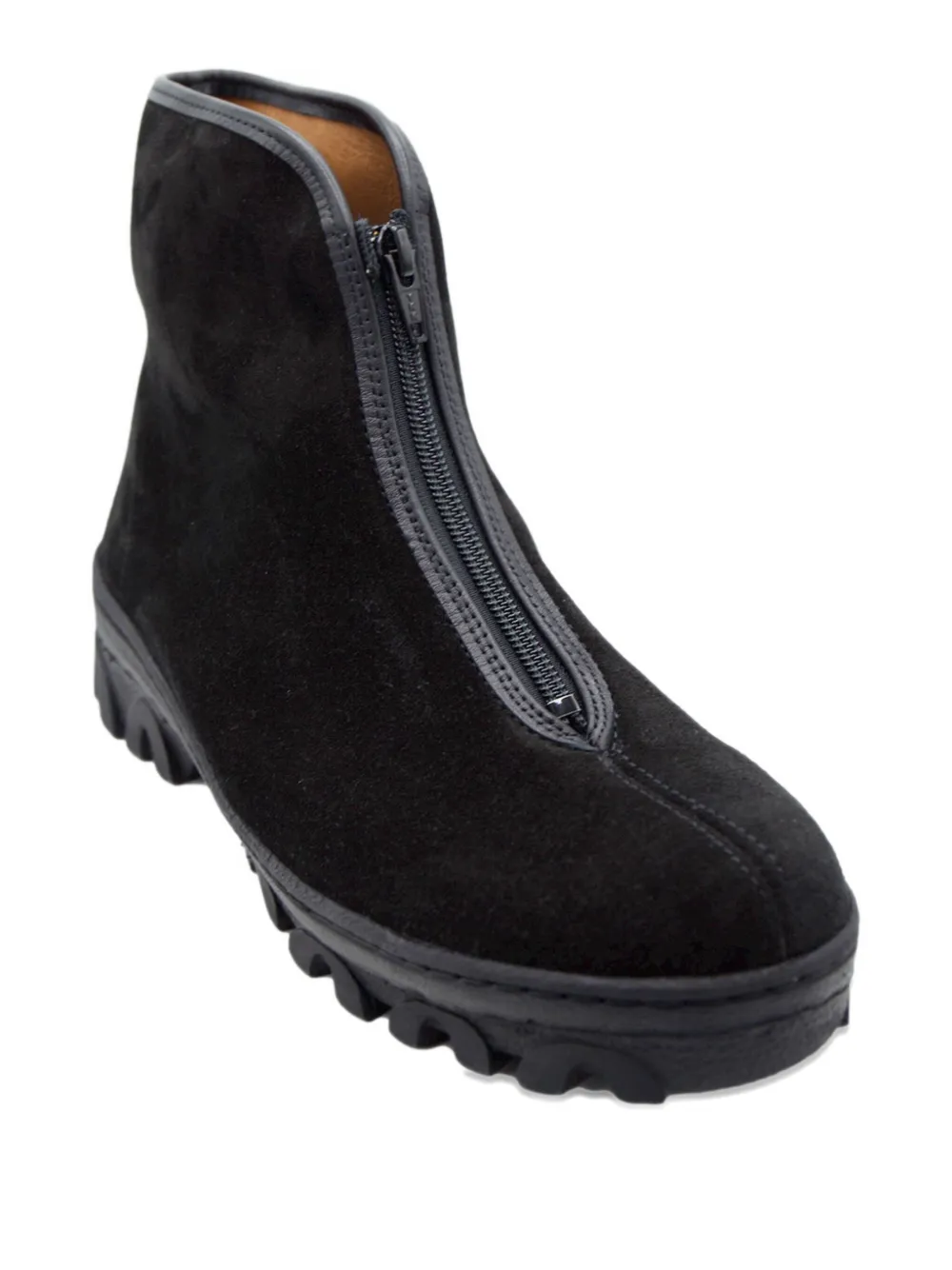 Reproduction of Found Russian Military zippered ankle boots Black