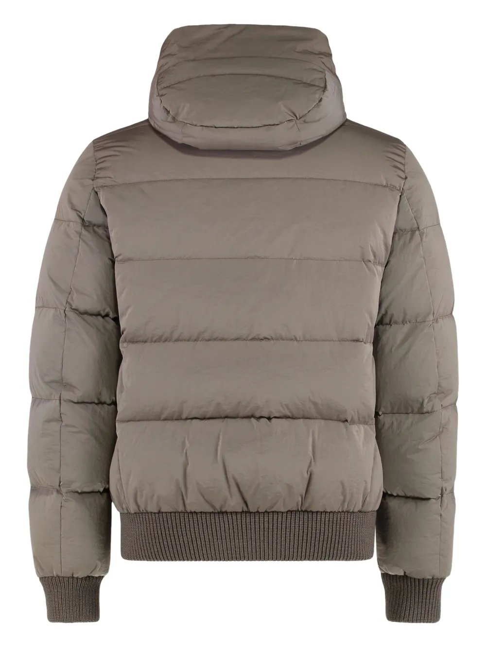 Moorer hooded quilted jacket Bruin