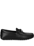 BOSS bow-detail loafers - Black