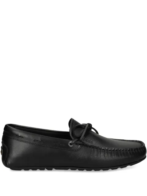 BOSS bow-detail loafers