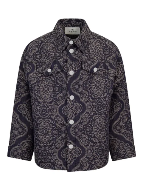 ETRO KIDS cotton-linen jacket