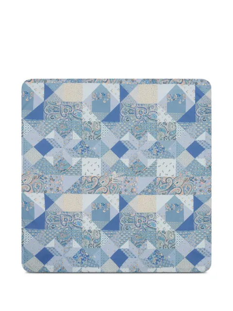 ETRO KIDS patchwork cotton blanket