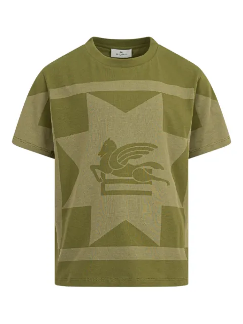 ETRO KIDS playera con logo estampado