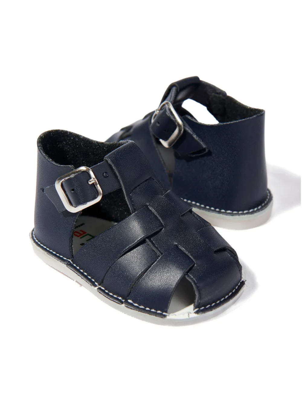 ANDANINES woven-strap sandals Blue