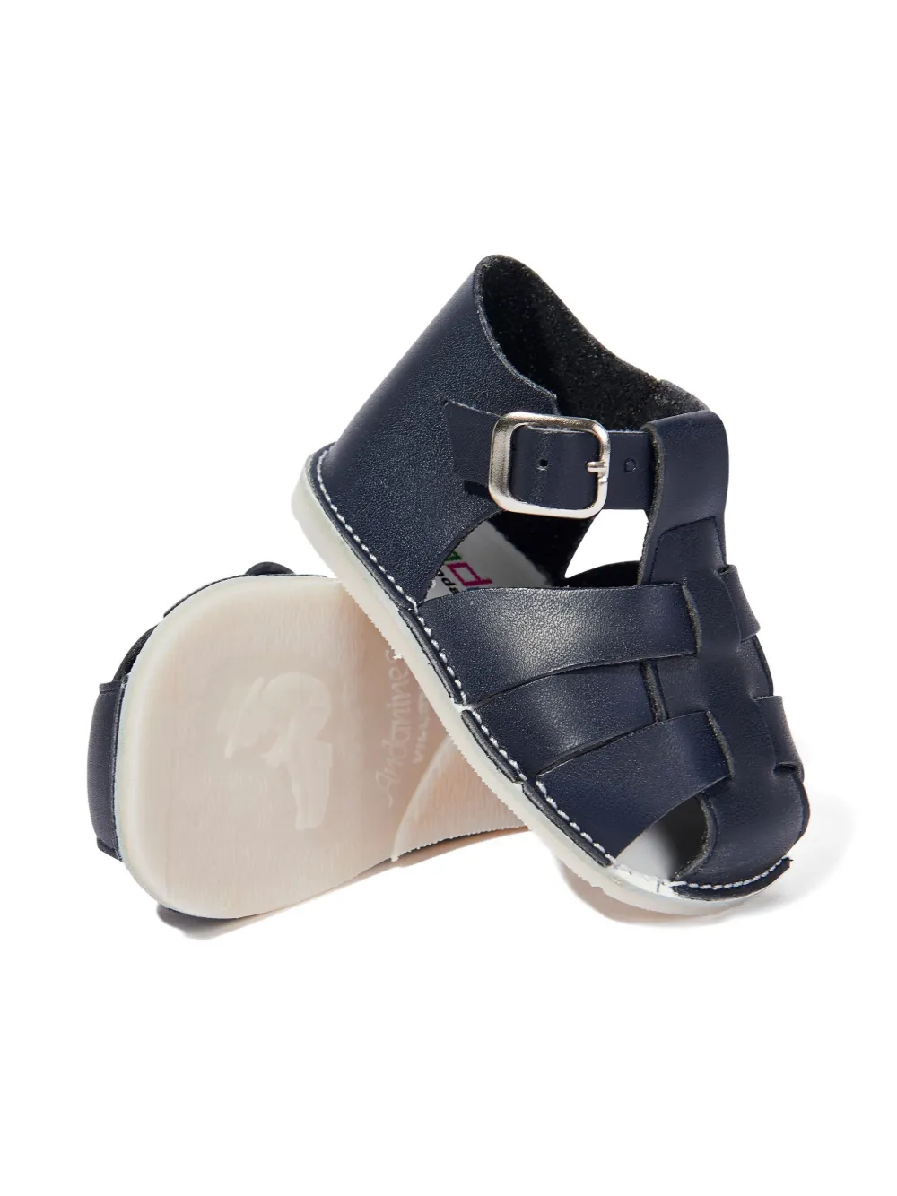 ANDANINES woven-strap sandals - Blauw