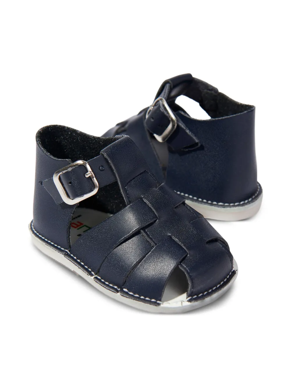 ANDANINES woven-strap sandals Blue