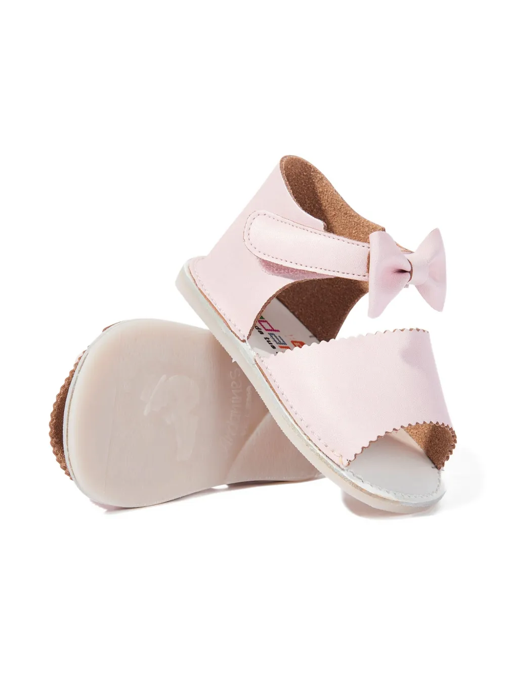 ANDANINES bow-detail sandals - Roze