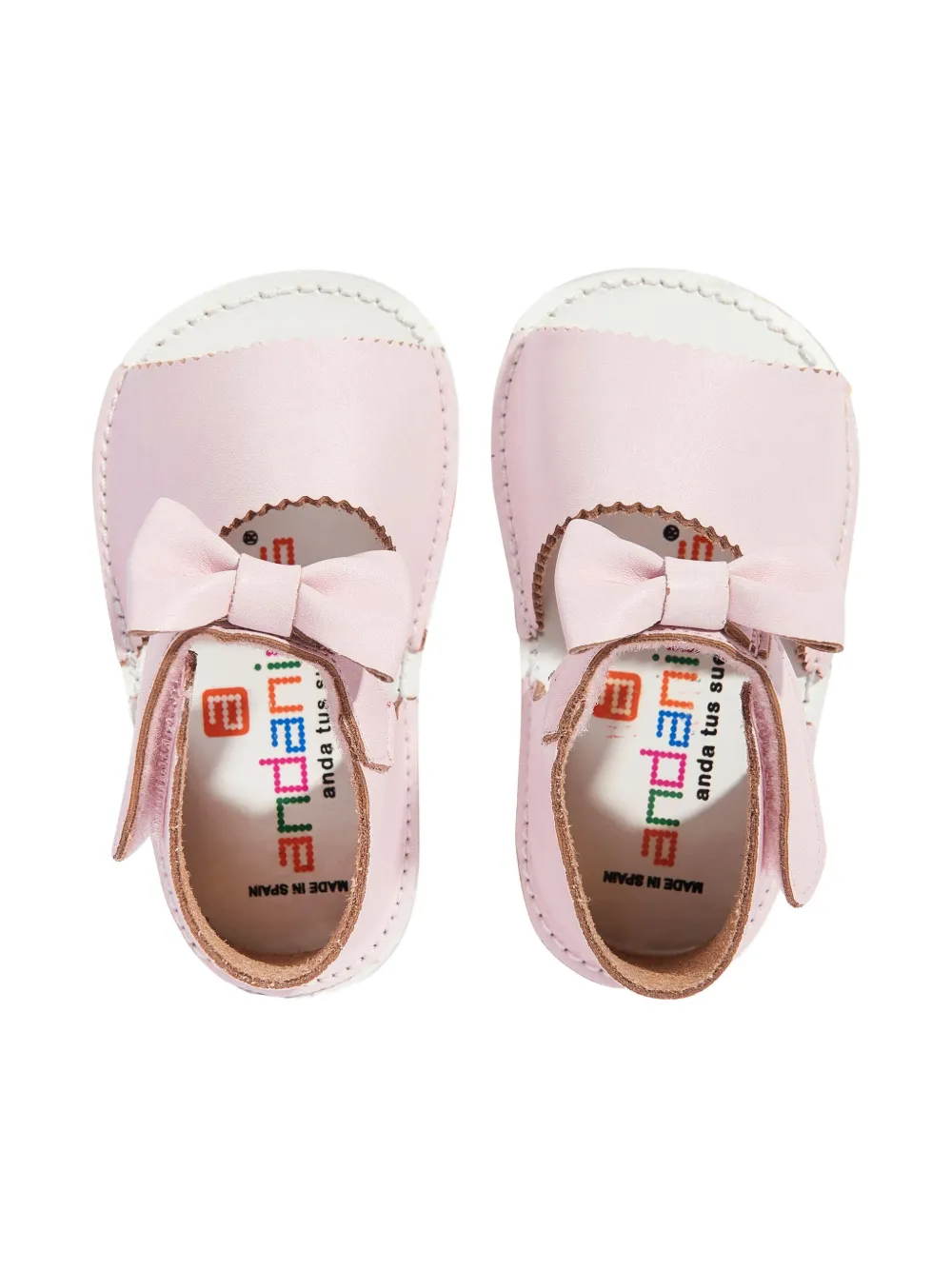 Shop Andanines Bow-detail Sandals