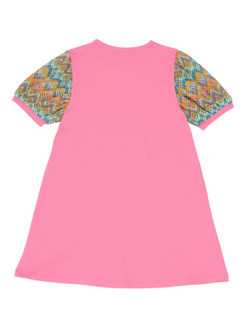 Shop Aigner Patterned-sleeves T-shirt Dress