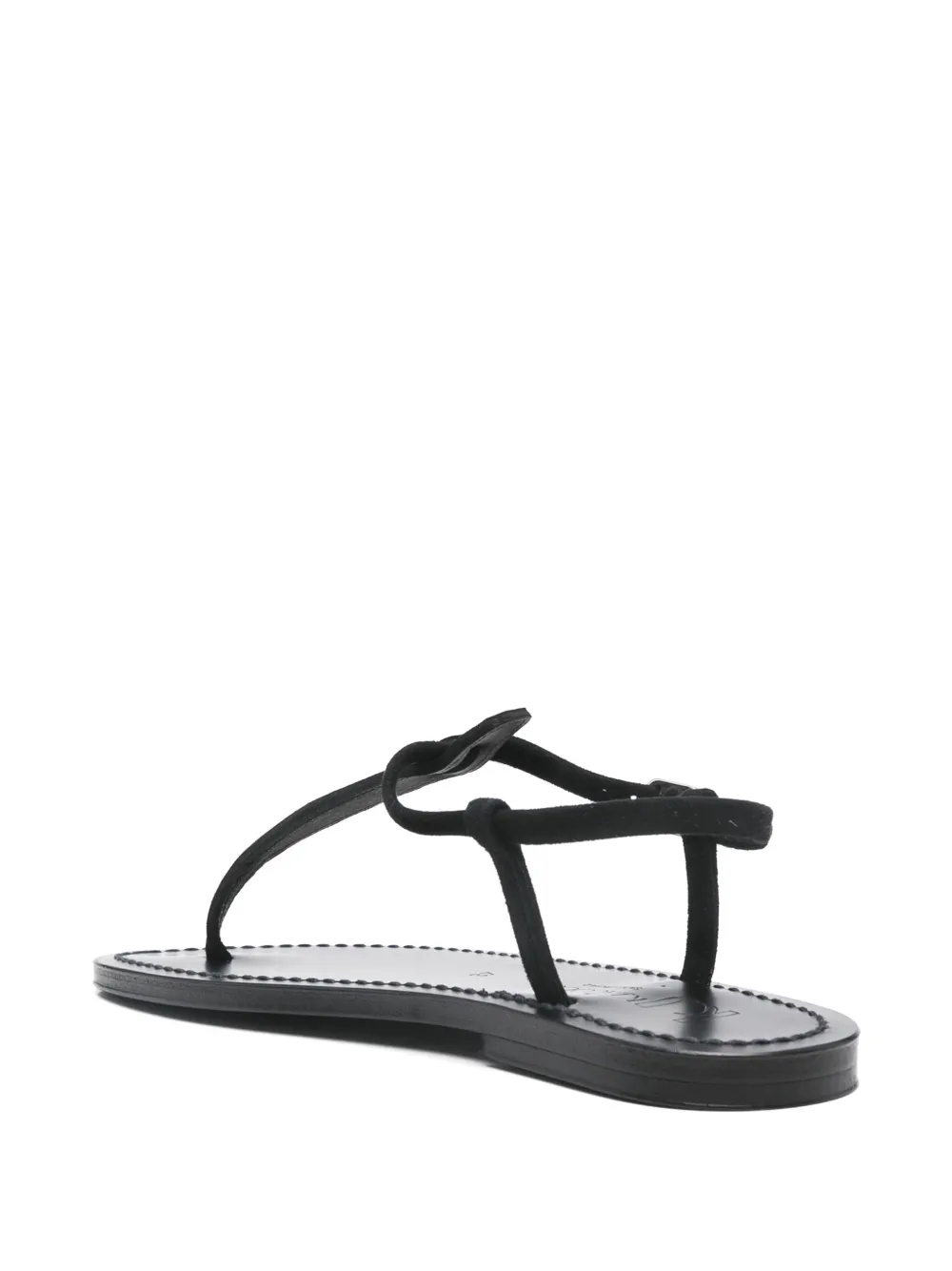 K. Jacques Picon flat sandals Black