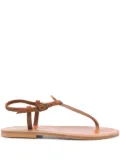 K. Jacques Picon flat sandals - Brown