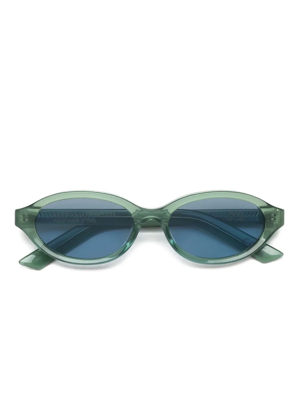 Retrosuperfuture oval-frame sunglasses | Green | Image 1