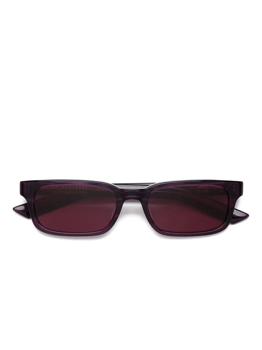 Retrosuperfuture Gesto rectangle-frame sunglasses | Purple | Image 1