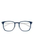 Montblanc square-frame glasses - Blue