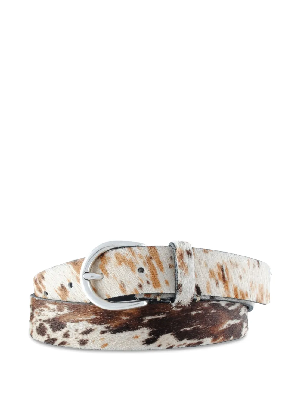 Molebo cow-print belt | Neutrals | Image 1