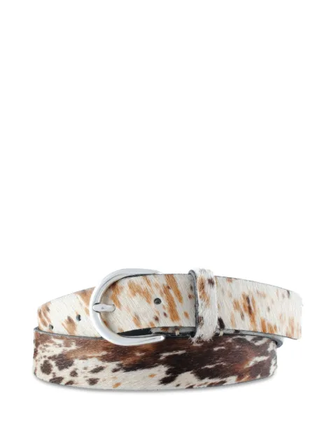 Molebo cow-print belt 