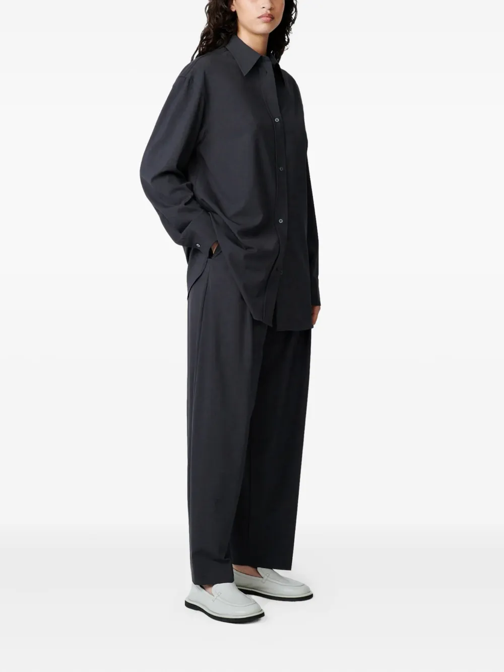 Studio Nicholson Santos blouse - Seal Blue