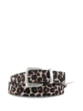 Molebo leopard-print belt - Brown