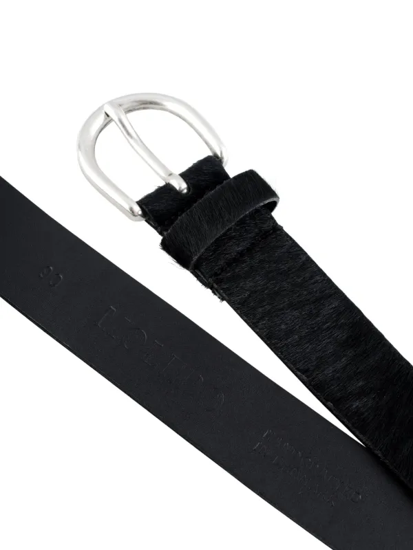 Molebo Pony Hair Belt | Black | FARFETCH