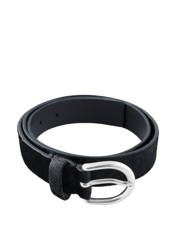Molebo Pony Hair Belt | Black | FARFETCH