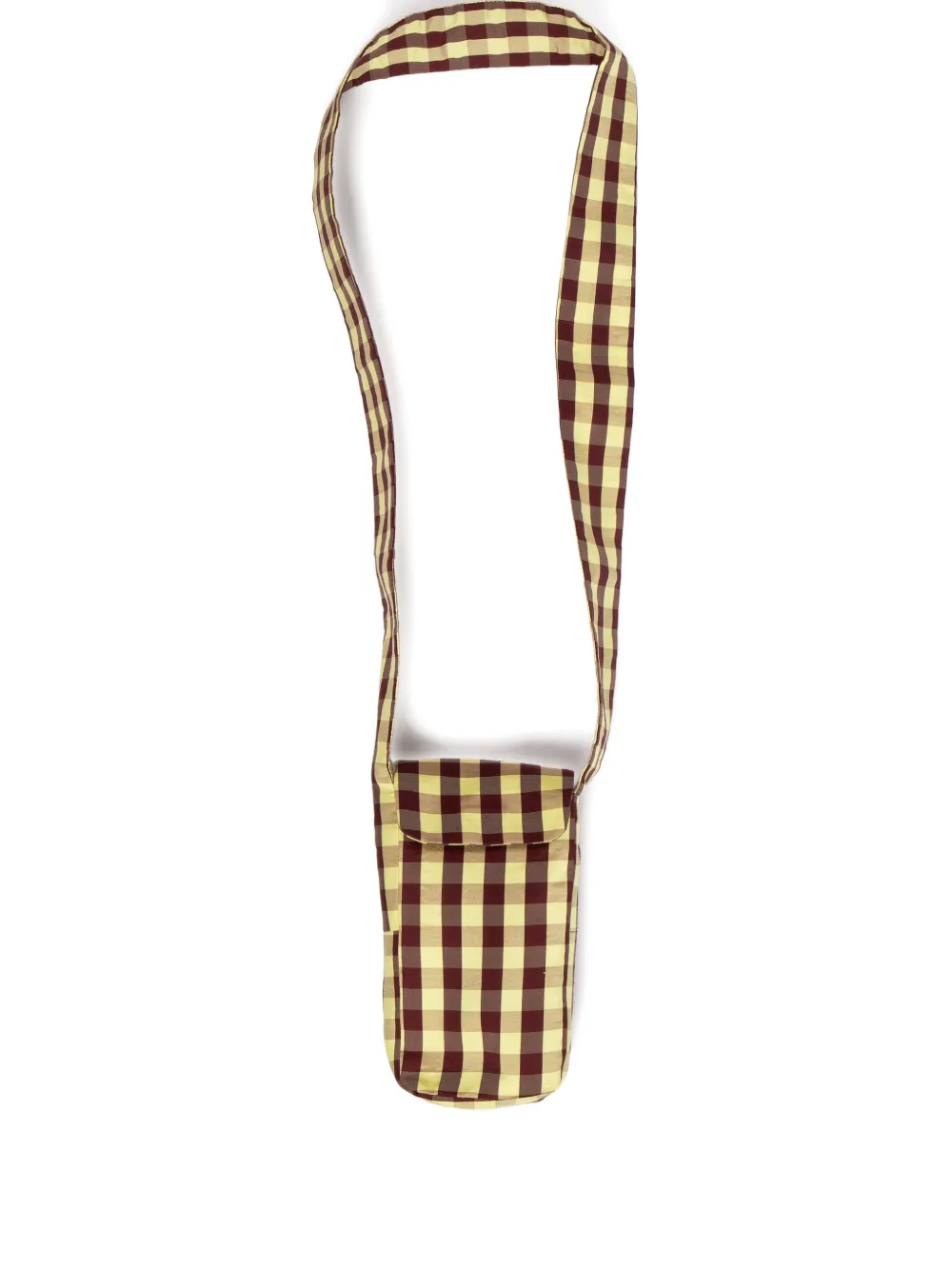 CoA NYC check-print cross body bag | Red | Image 1