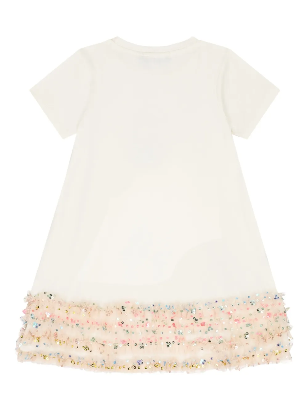 Aigner Kids Jurk verfraaid met pailletten Wit
