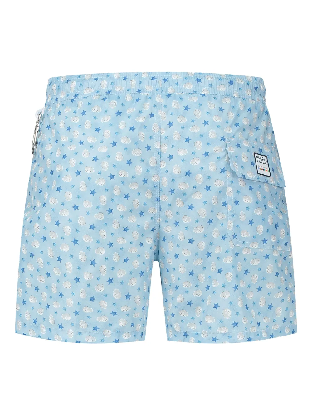 FEDELI Kids Zwembroek met sterprint Blauw