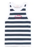 MC2 Saint Barth Kids Blue tank top - White