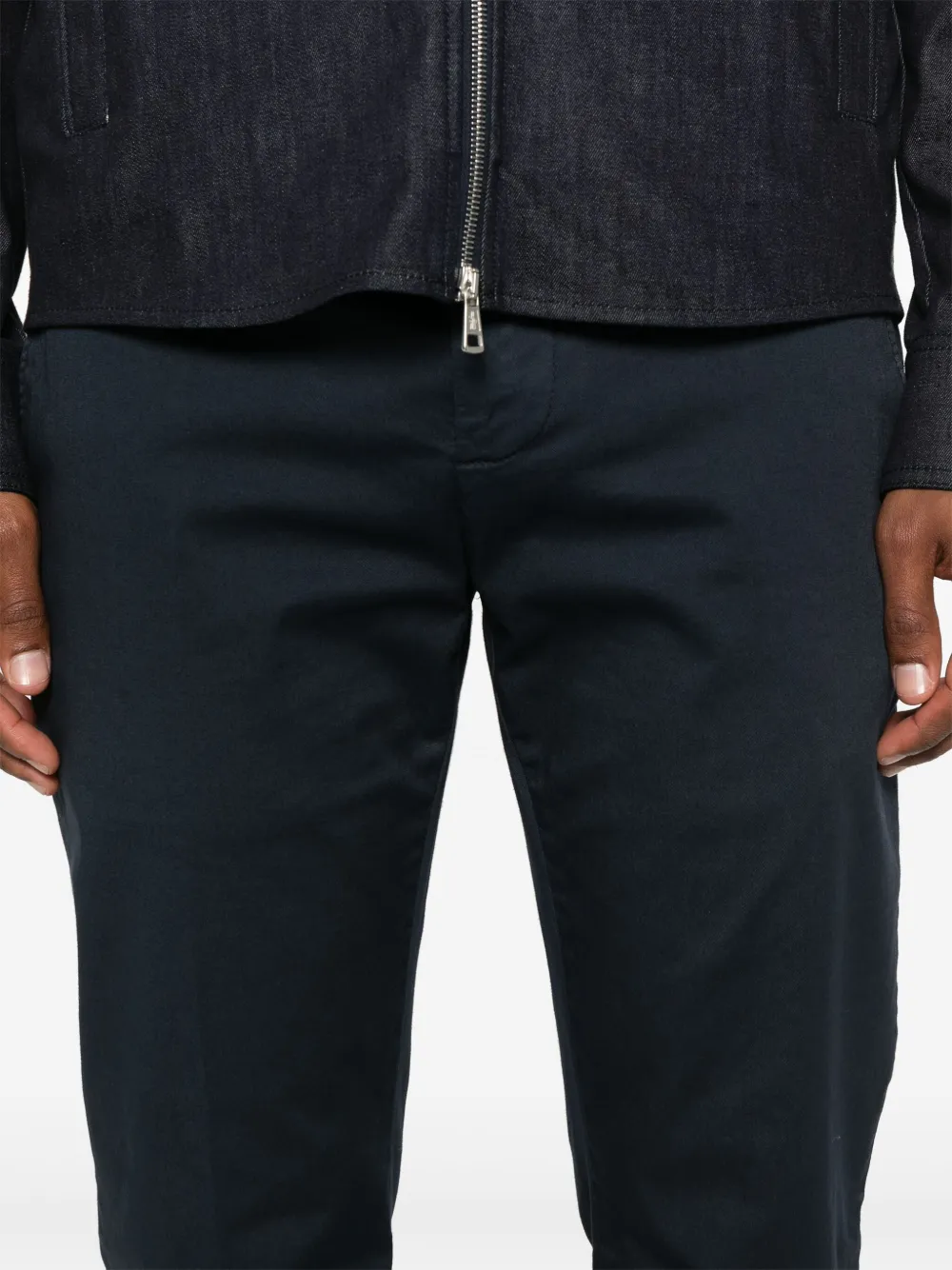DONDUP cotton trousers Blauw