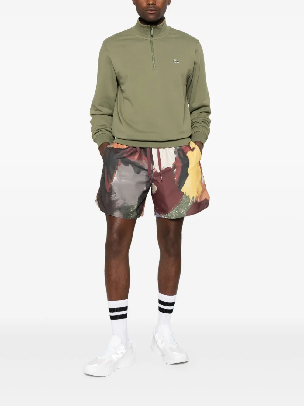 Lacoste cotton sweatshirt - Groen