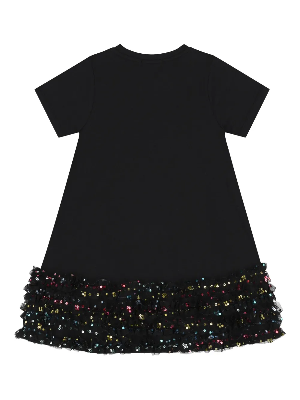 Aigner Kids Jurk verfraaid met pailletten Zwart