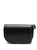 WALK IN PARIS embossed-logo shoulder bag - Black