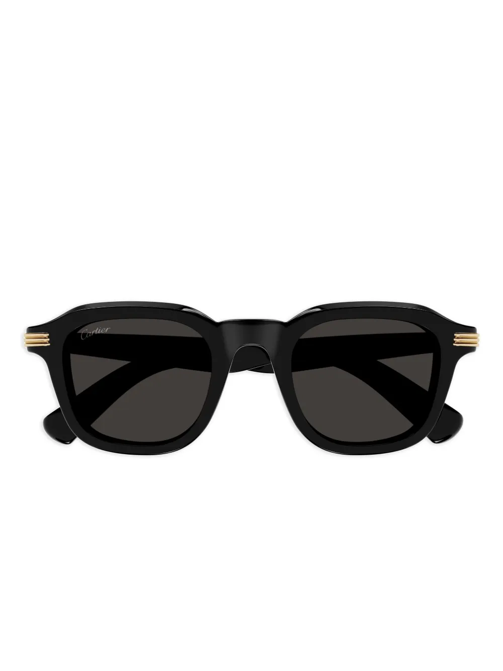 Cartier Eyewear Zonnebril met vierkant montuur Zwart