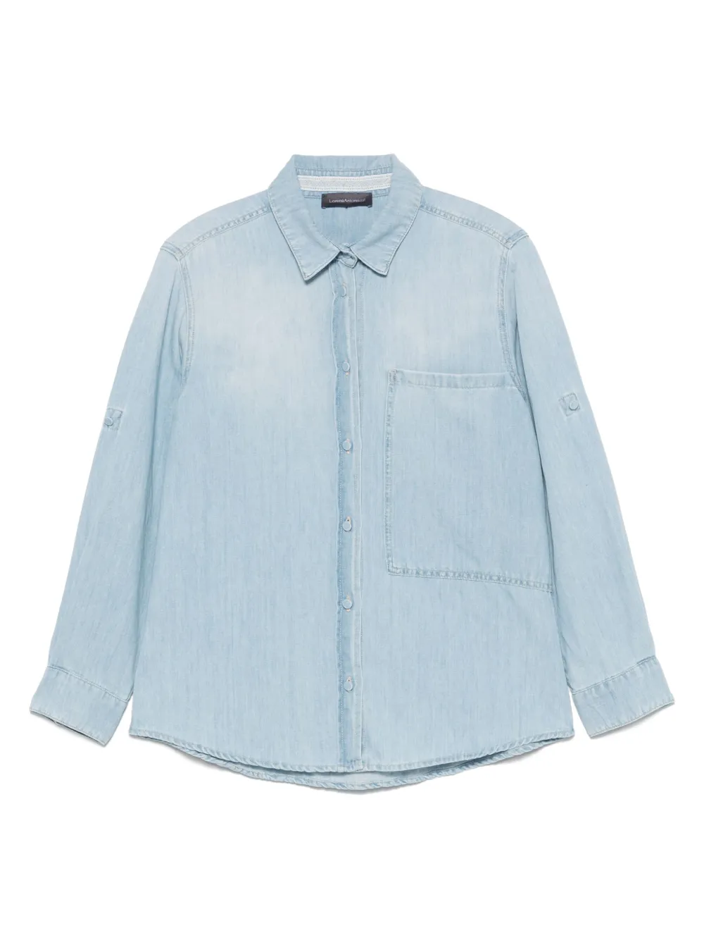 Lorena Antoniazzi Denim blouse Blauw