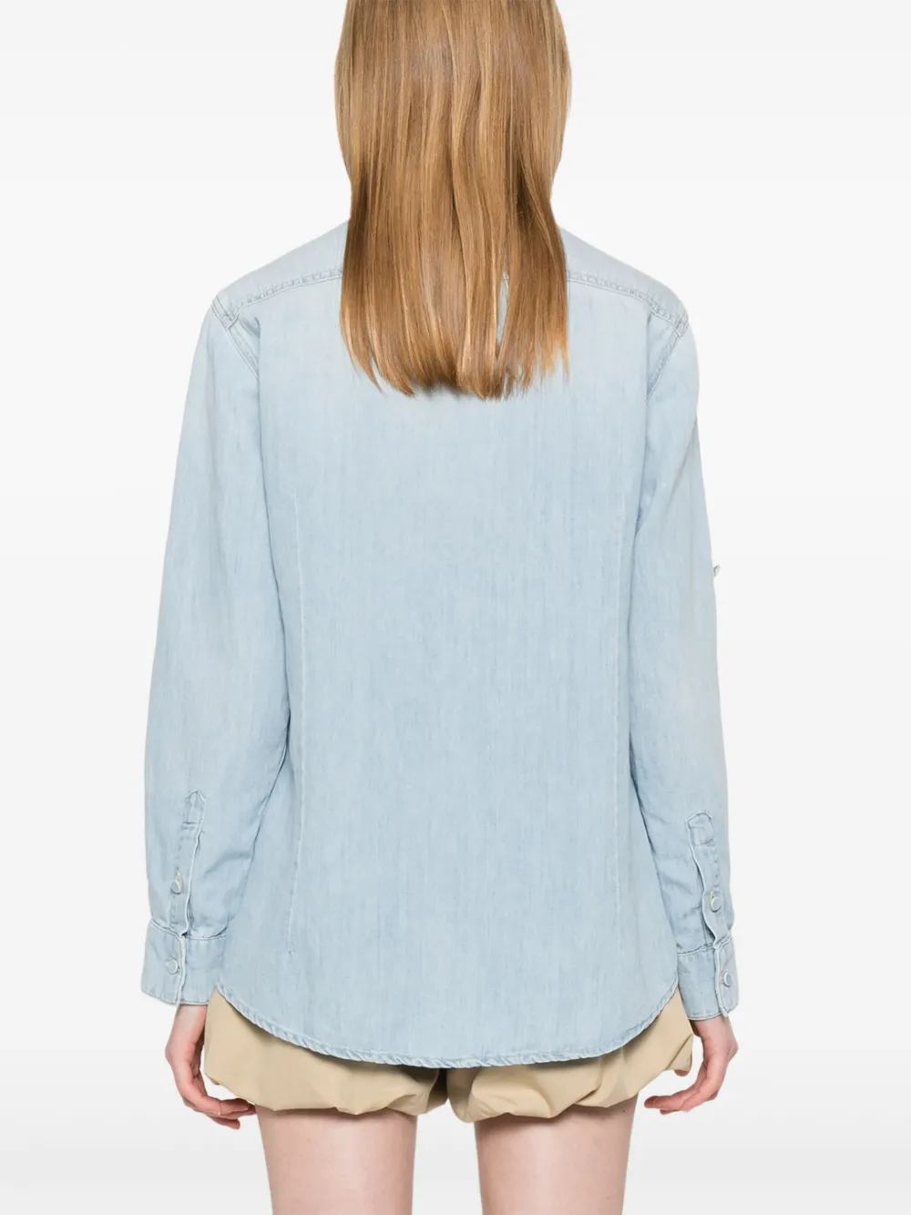 Lorena Antoniazzi Denim blouse Blauw